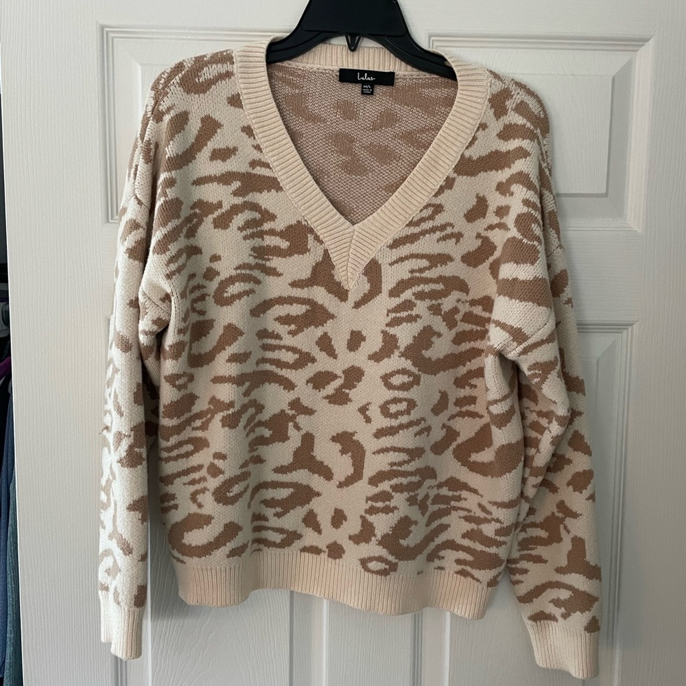 Leopard sweater
